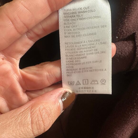 Urban Outfitters, Maroon, Pleated, Flare/Wide Leg, Trousers- S - Picture 5 of 12